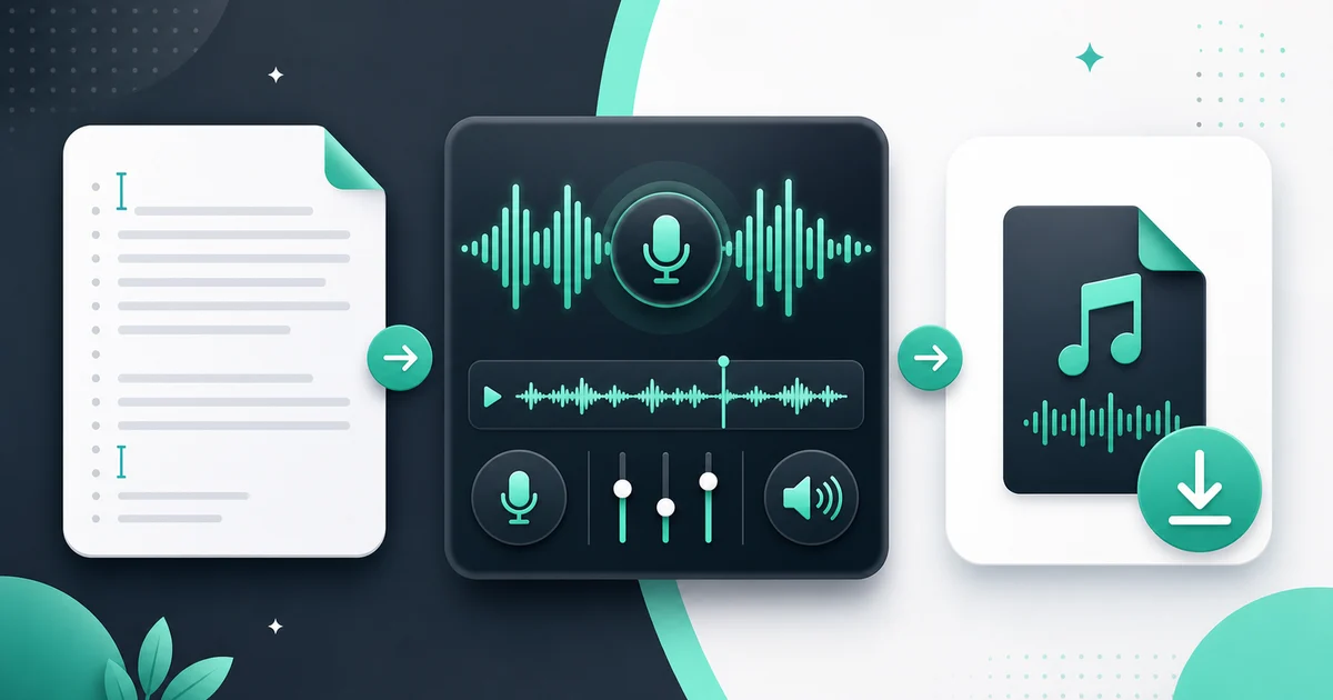 Create a Voiceover with AI TTS Voice Generator